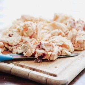 Rendered and purified beef tallow, beef suet