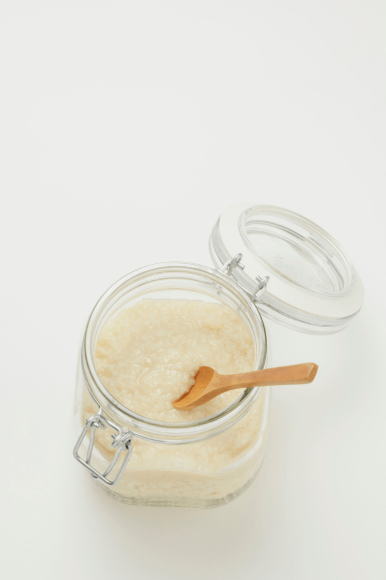 diy fermented rice water in air tight glass jar